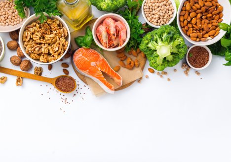 picture of foods high in omega 3, 6 and 9