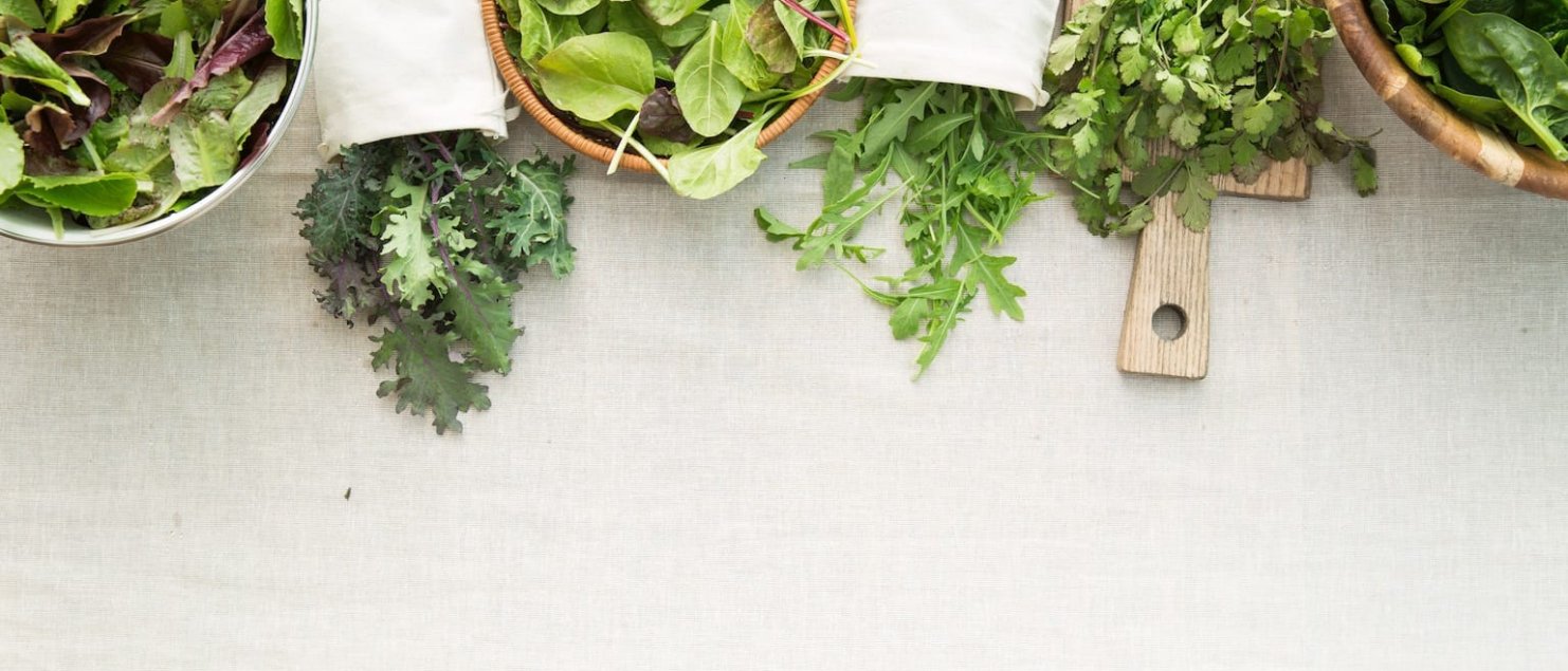 a picture of leafy greens